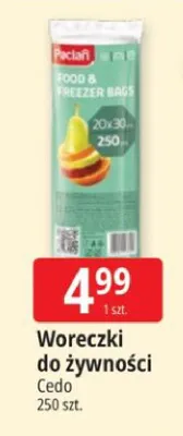 Woreczki do żywności Cedo 250szt. promocja w Leclerc