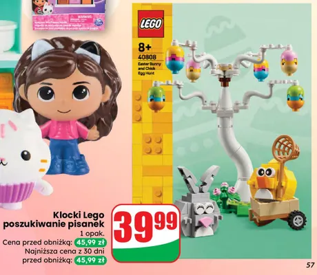 Klocki Lego poszukiwanie pisanek promocja w Dino