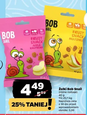 Żelki Bob Snail promocja w Netto