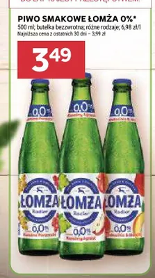 Piwo bezalkoholowe Łomża Radler 0% Kwaśna Pomarańcza promocja w Stokrotka