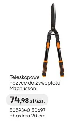 Teleskopowe nożyce do żywopłotu promocja w Castorama