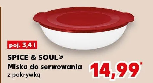 Miska do serwowania z pokrywką promocja w Kaufland