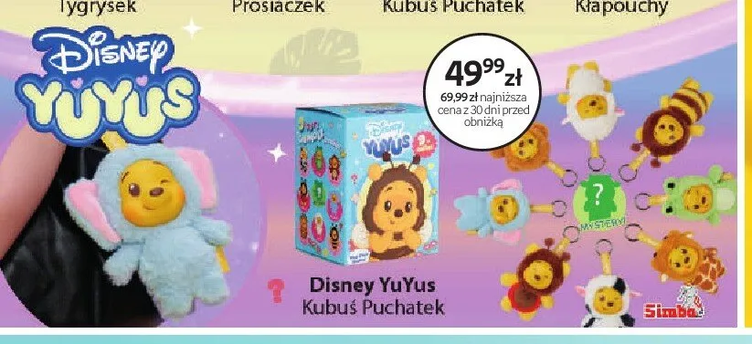 Maskotka Disney YuYus Kubuś Puchatek promocja w Empik