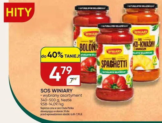 Sos Winiary promocja w Chata Polska