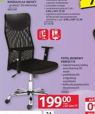 Fotel biurowy PERFECT R promocja w Selgros