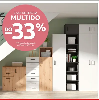 Kolekcja mebli Multido promocja w Black Red White