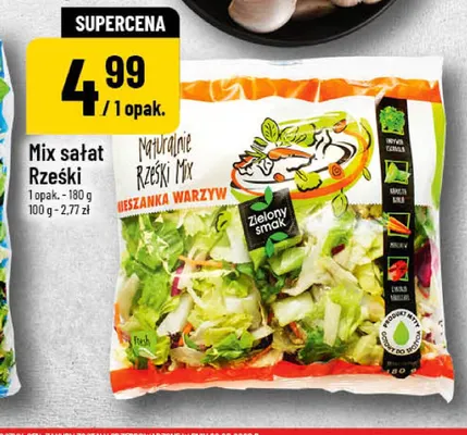 Mix sałat Rześki Zielony Smak promocja w POLOmarket