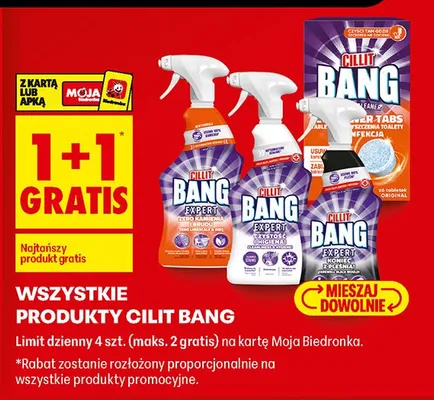 Wszystkie produkty Cilit Bang promocja w Biedronka
