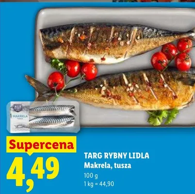 Makrela tusza Targ Rybny Lidla promocja w Lidl