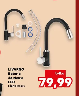Bateria do zlewu LED Livarno promocja w Kaufland