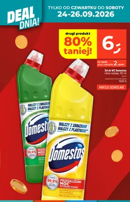 Żel do WC Domestos Przedłużona Moc Citrus Fresh promocja w Dealz