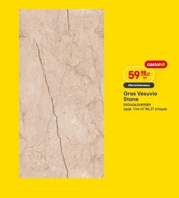 Gres Vesuvio Stone promocja w Castorama