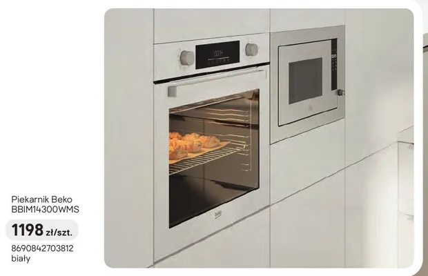 Piekarnik Beko BBIM14300WMS biały promocja w Castorama