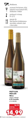 Wino Matylda Müller Gewurztraminer promocja w Kaufland
