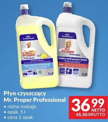 Płyn czyszczący Mr. Proper Professional promocja w Makro