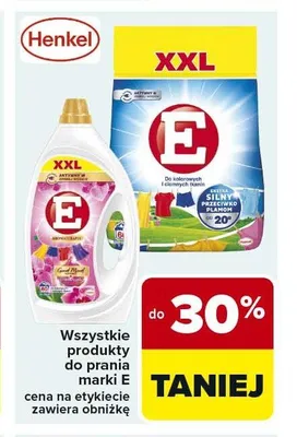 Produkty do prania E promocja w Carrefour Market