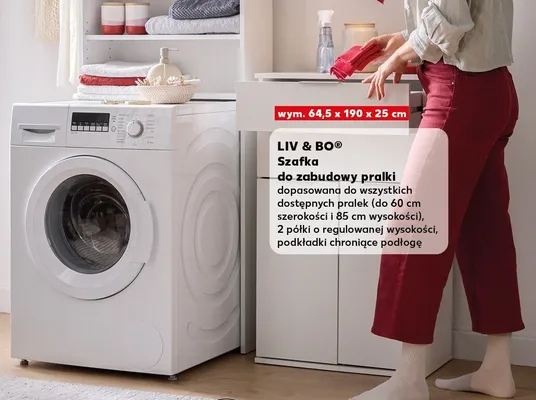 Szafka do zabudowy pralki promocja w Kaufland