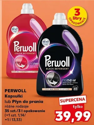 Kapsułki lub płyn do prania różne rodzaje promocja w Kaufland