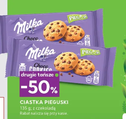 Ciastka Pieguski z czekoladą promocja w Stokrotka