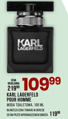 Woda toaletowa pour homme, 100ml promocja w Drogerie Natura