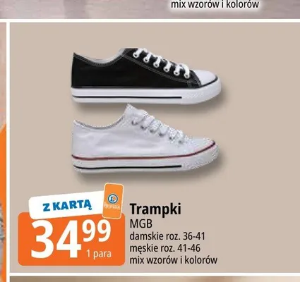 Trampki damskie MGB promocja w Leclerc