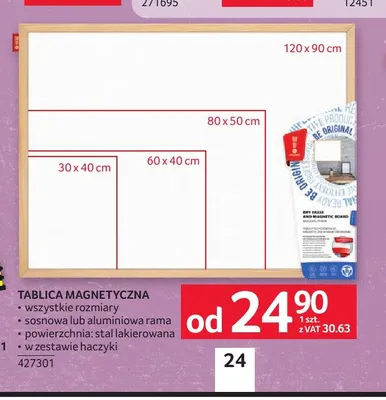 Tablica magnetyczna promocja w Selgros