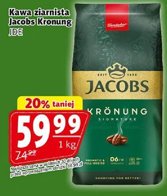 Kawa ziarnista Krönung promocja w Prim Market