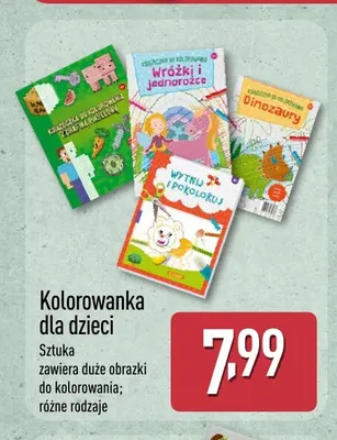 Kolorowanka dla dzieci promocja w Aldi