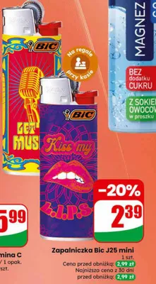 Zapalniczka J25 mini promocja w Dino