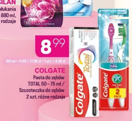 Szczoteczka do zębów Colgate Max White 2-pak promocja w Drogerie Koliber