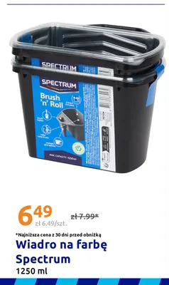 Wiadro na farbę Spectrum 1250 ml promocja w Action