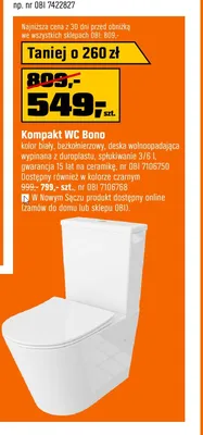 Kompakt WC Bono promocja w OBI