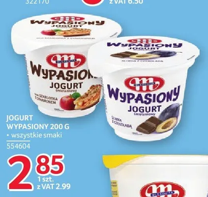Jogurt Wypasiony Mlekovita śliwka z czekoladą promocja w Selgros