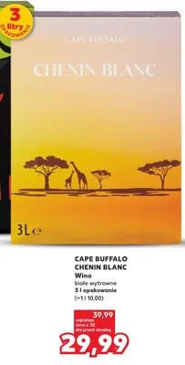 Wino białe wytrawne Chenin Blanc promocja w Kaufland