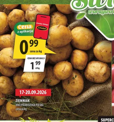 Ziemniaki polskie promocja w Arhelan