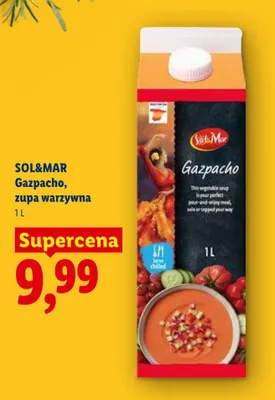 Zupa warzywna gazpacho promocja w Lidl