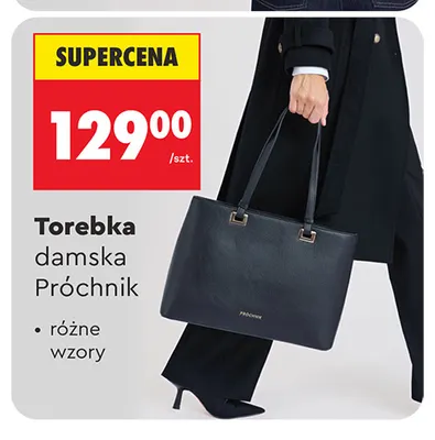 Torebka damska Próchnik promocja w Biedronka