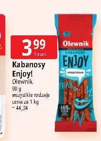 Kabanosy Enjoy! Olewnik promocja w Leclerc