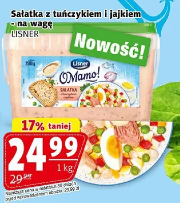 Sałatka z tuńczykiem i jajkiem - na wagę promocja w Prim Market