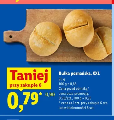 Bułka poznańska XXL promocja w Lidl
