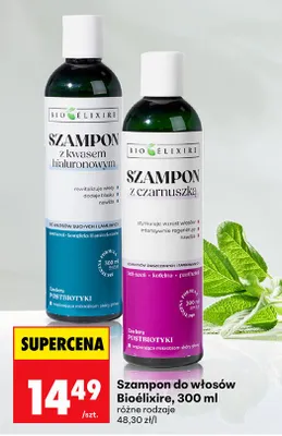 Szampon do włosów Bioélixire promocja w Biedronka