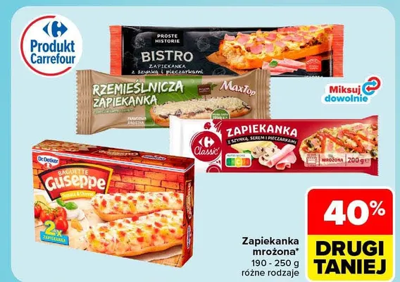 Zapiekanka mrożona promocja w Carrefour Market
