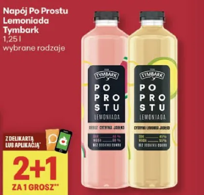 Napój Po Prostu Lemoniada Tymbark promocja w Delikatesy Centrum