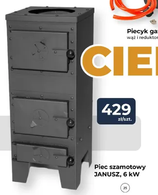 Piec szamotowy Janusz promocja w PSB Mrówka