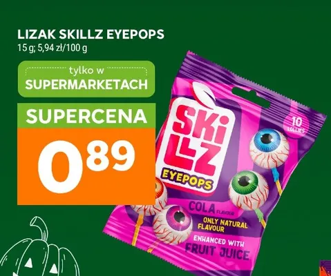 Lizak Skillz Eyepops promocja w Stokrotka