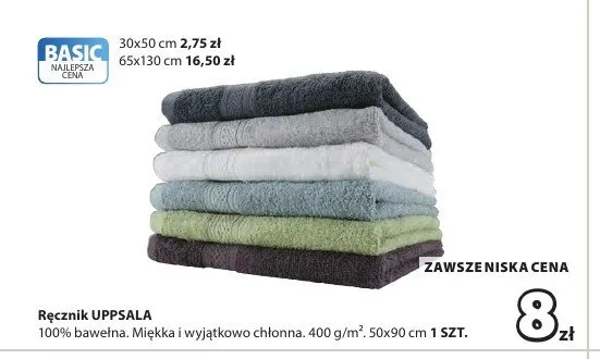 Ręcznik Uppsala promocja w Jysk