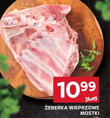 Żeberka wieprzowe mostki promocja w Stokrotka