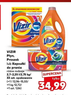 Proszek do prania Vizir promocja w Kaufland