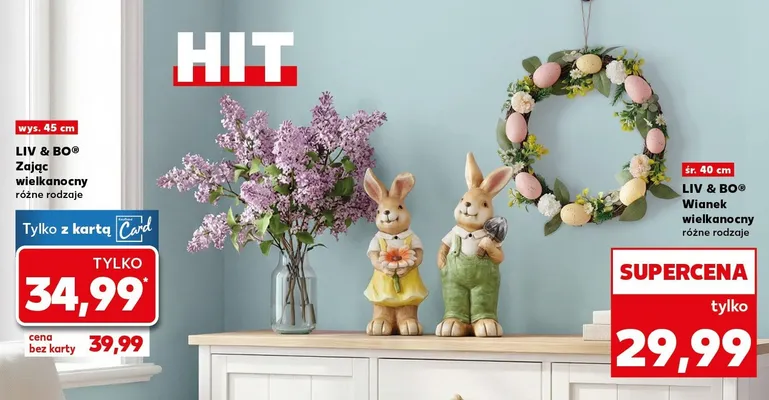 Zając wielkanocny, różne rodzaje promocja w Kaufland