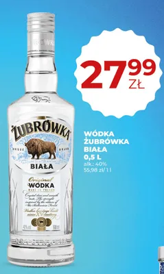 Wódka Żubrówka Biała promocja w Duży Ben